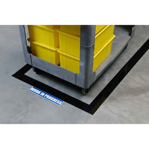 ToughStripe CAUTION ESD AREA Floor Tape - Image 2