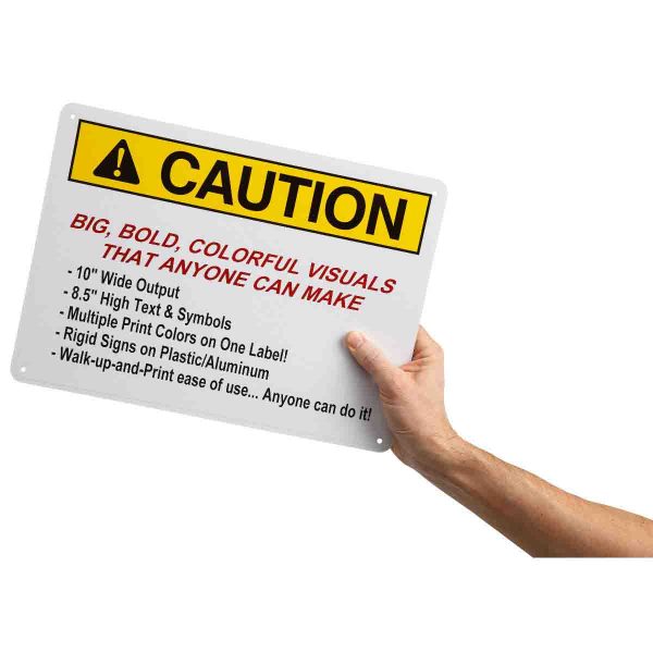 BBP85 Industrial Sign and Label Printer with Workstation Safety and Facility ID Software - Image 3
