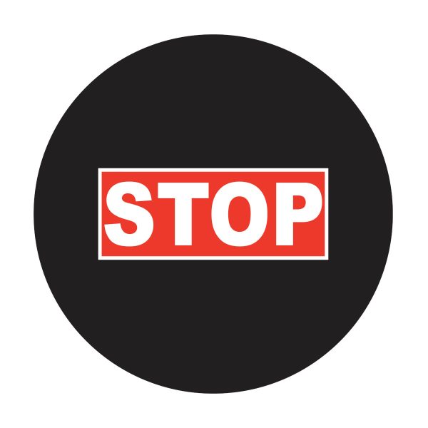 GOBO Safety Sign Slides, STOP