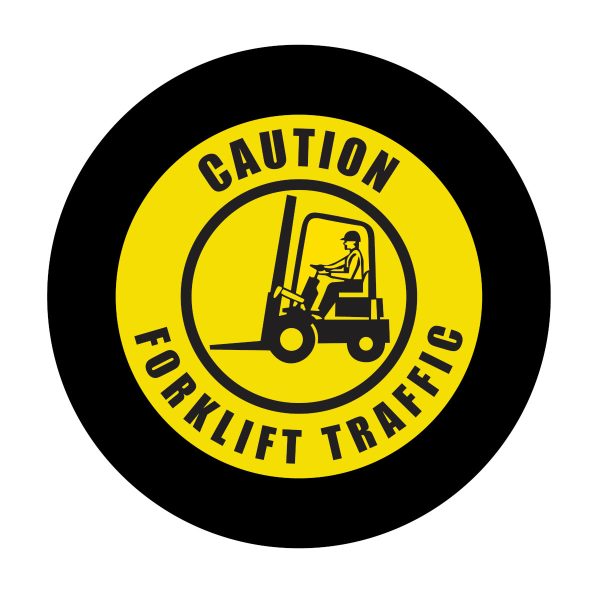 GOBO Safety Sign Slides, CAUTION FORKLIFT TRAFFIC