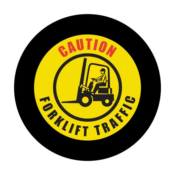 GOBO Safety Sign Slides, CAUTION FORKLIFT TRAFFIC