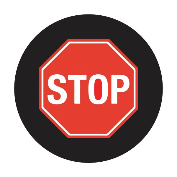 GOBO Safety Sign Slides, STOP