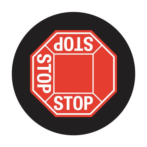 GOBO Safety Sign Slides, STOP