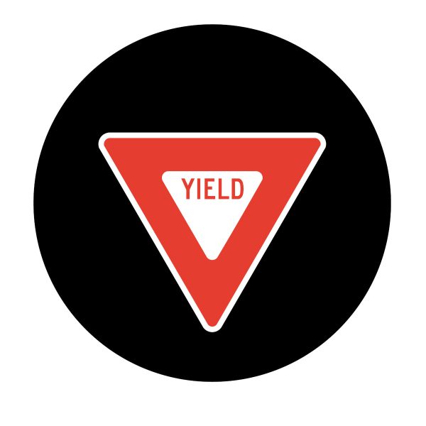 GOBO Safety Sign Slides, YIELD