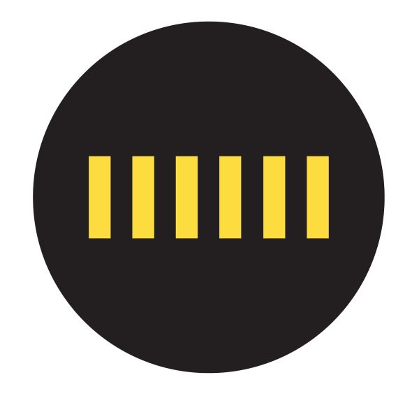 GOBO Safety Sign Slides, Crosswalk Yellow Bars
