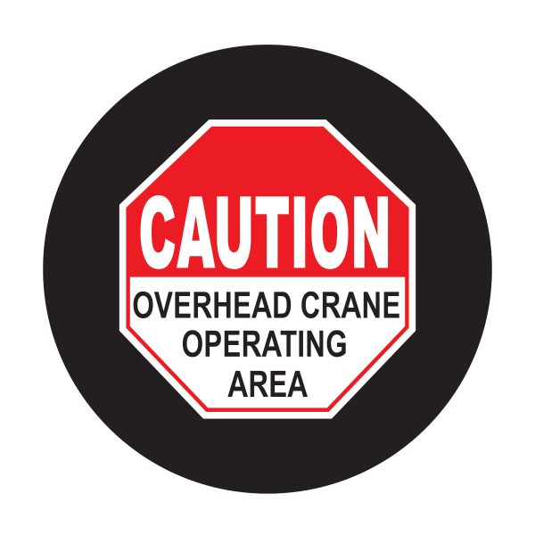 GOBO Safety Sign Slides, CAUTION OVERHEAD CRANE OPERATING AREA