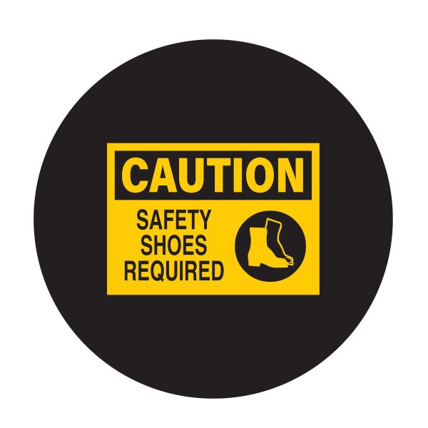 GOBO Safety Sign Slides, CAUTION SAFETY SHOES REQUIRED