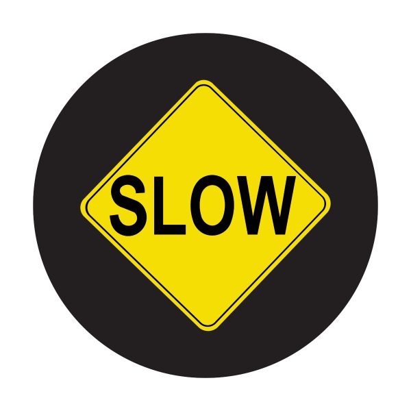 GOBO Safety Sign Slides, SLOW