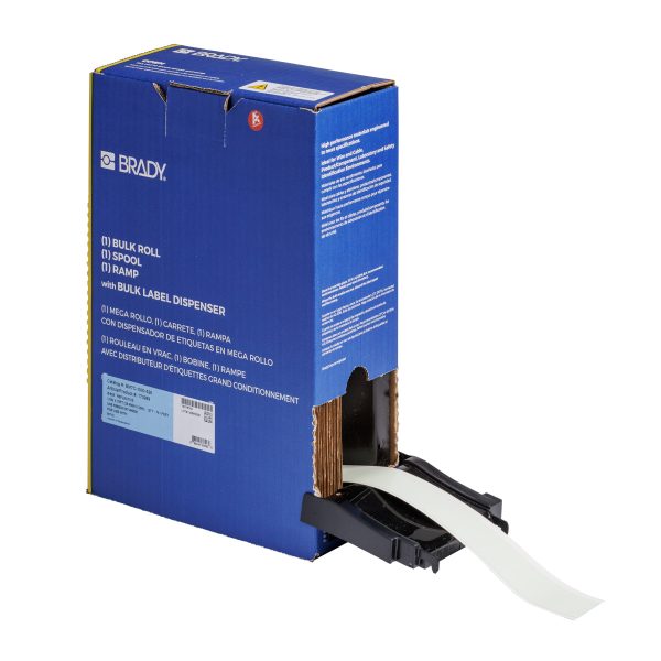 BradyGlo High Intensity Glow-in-the-Dark Label Tape, Bulk, for M710 Printer