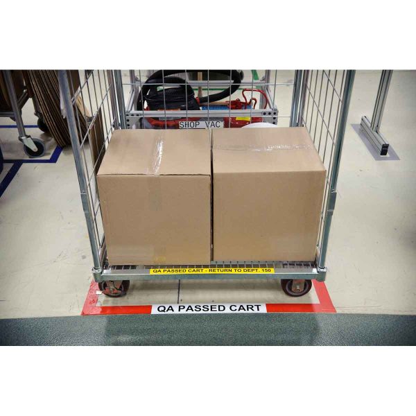 ToughStripe CAUTION ESD AREA Floor Tape - Image 5